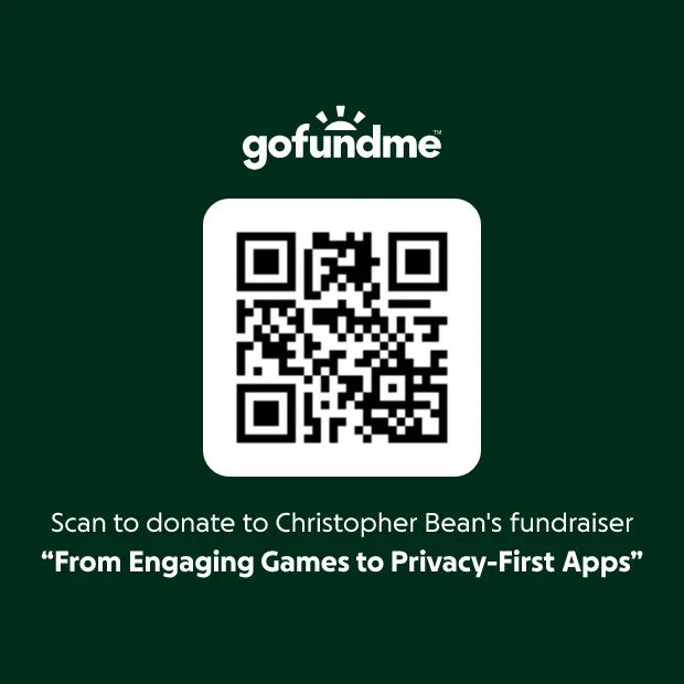 GoFundMe QR code